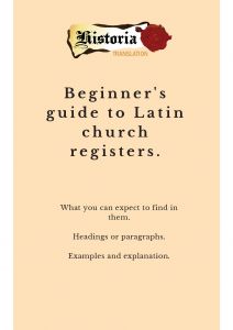 Historia Translation's Short guide to Latin church registers