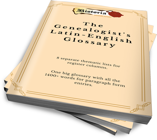 The Genealogist's Latin-English Glossary